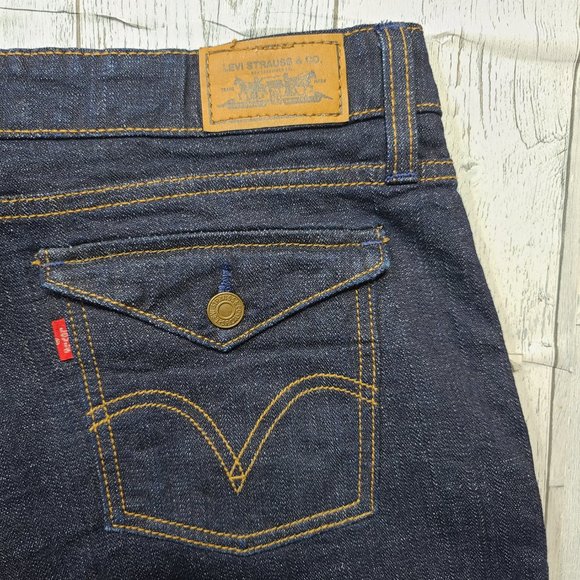 Levi's 515 Cuffed Shorts Button Back Pockets - Picture 3 of 7